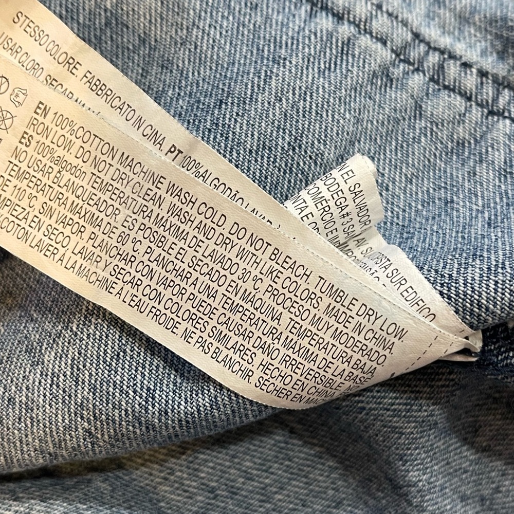 Denim Jumper Dress - Picture 5 of 6